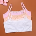 thumbnail image 1 of ✪ 4pcs/Lot Children's Breast Care Girl Bra Hipster Cotton Teens Teenage Underwear Summer Kids Lace Vest Young, 1 of 18