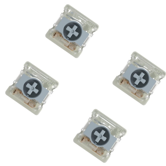 4pcs Low Profiled Switches Operating Noise 50Million Keystroke Rating For GK61 GK87 Mechanical Keyboards