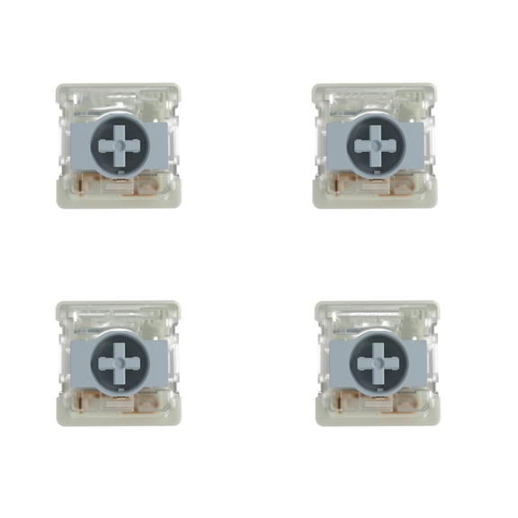 4pcs Low Profiled Switches Operating Noise 50Million Keystroke Rating For GK61 GK87 Mechanical Keyboards