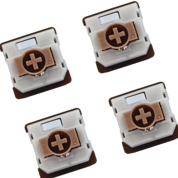 4pcs Low Profiled Switches Operating Noise 50Million Keystroke Rating For GK61 GK87 Mechanical Keyboards