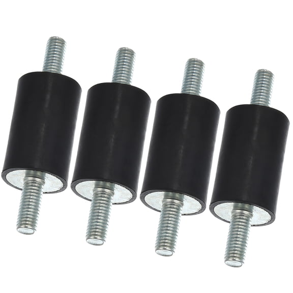 4pcs M8 Car Anti Vibration Rubber Isolator Damper 25x40mm Rubber Bobbin Mount Shock Absorb Mounts