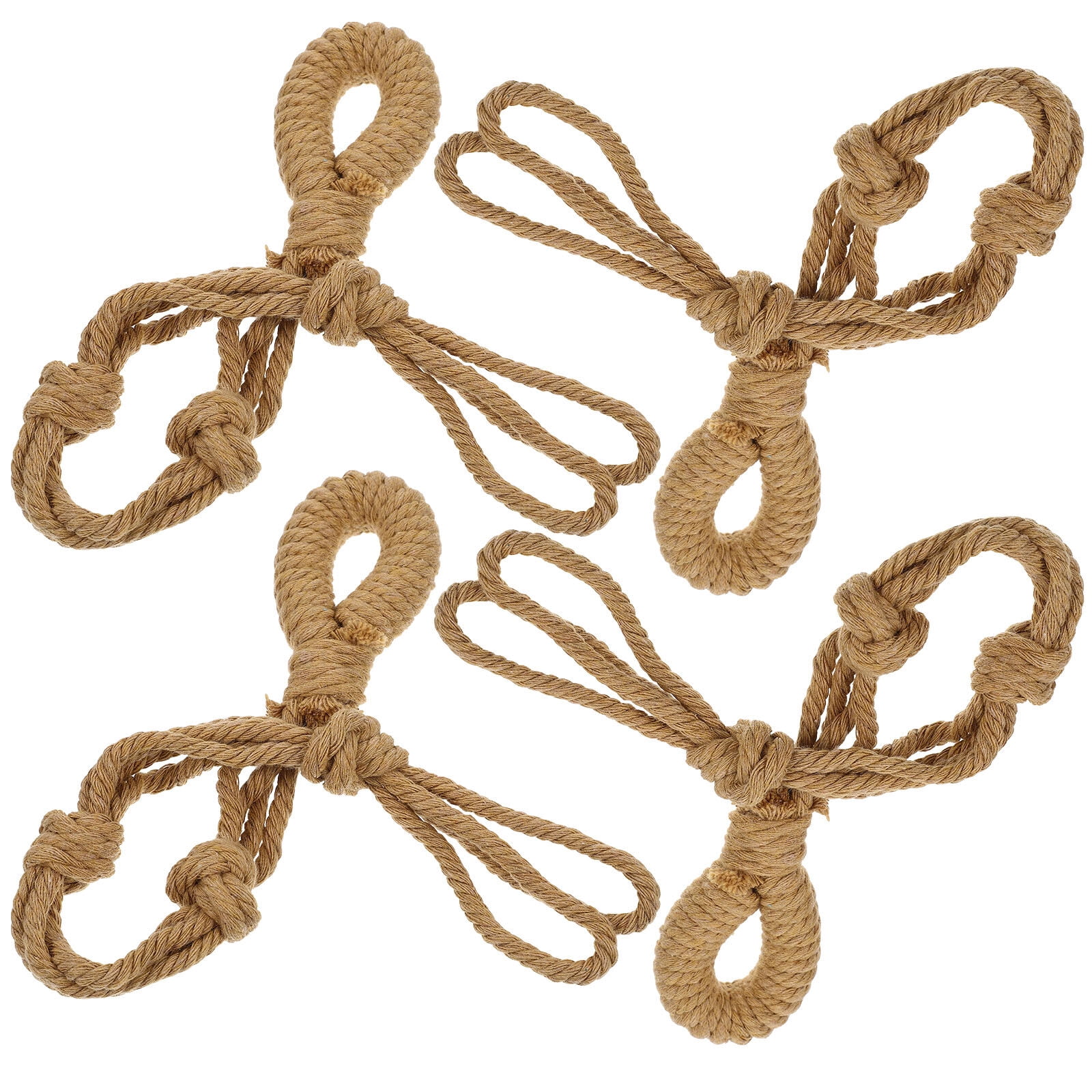 4pcs Macrame Plant Holder Macrame Flower Pot Hanger Ropes Planter