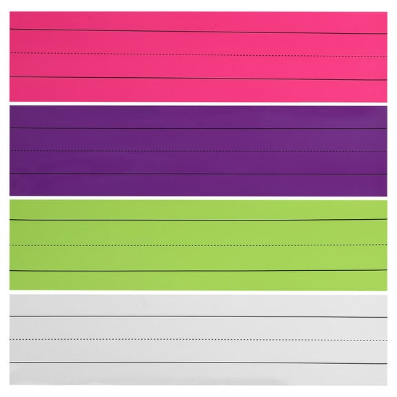 4pcs Magnetic Sentence Strip for Teachers Reusable Dry Erase Board Sticker for Classroom Schedules and