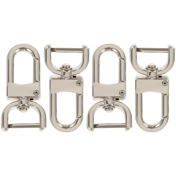 4pcs Metal Bag Strap Buckle Luggage Suitcase Shoulder Strap Replacement Buckles
