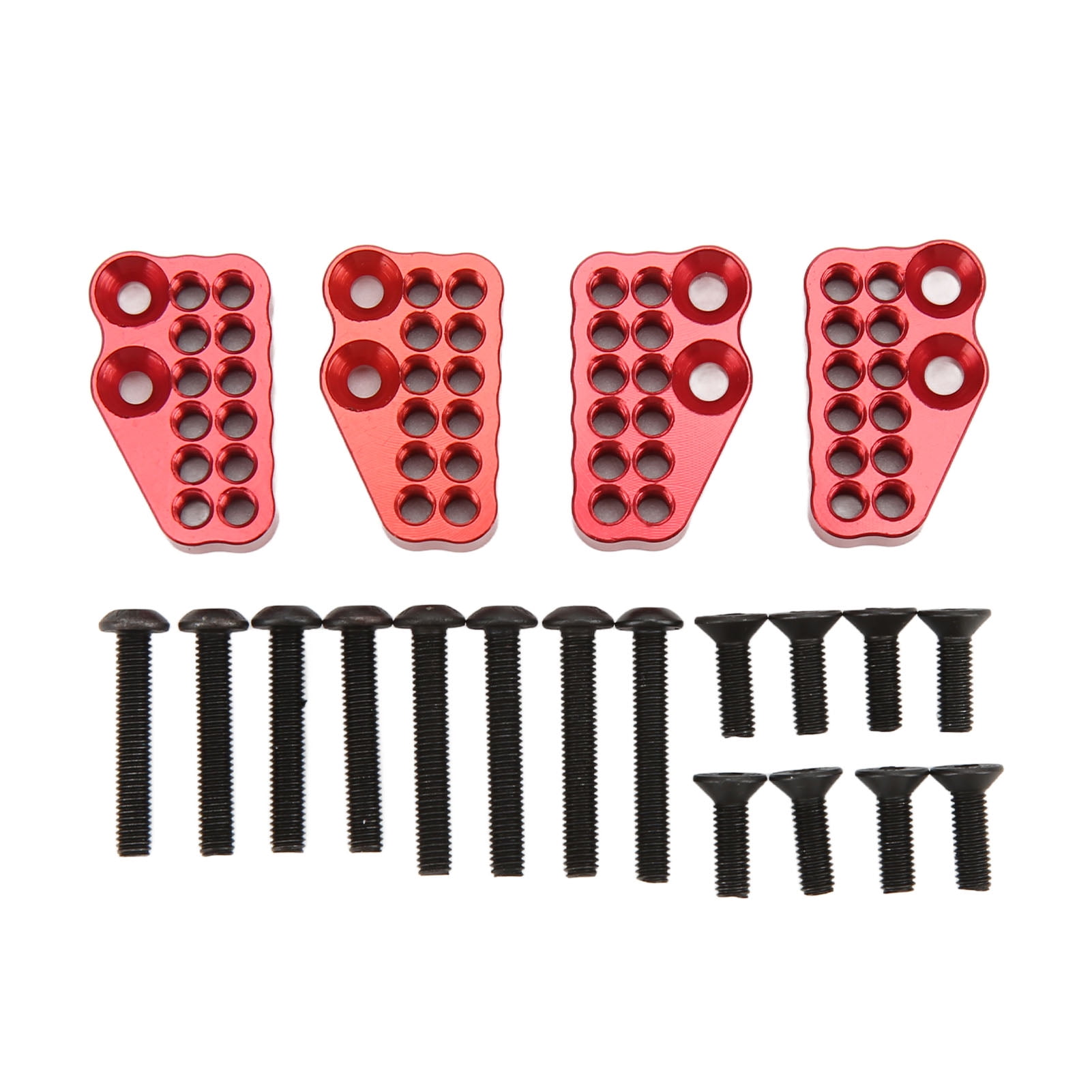 4pcs Metal Porous Front Rear Shock Absorber Fixed Codes for Axial Capra