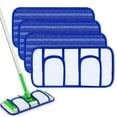 thumbnail image 1 of 4pcs Microfiber Mop Pads, EEEkit Reusable Mop Refills Compatible with SwifferSweeper Mops, 1 of 6