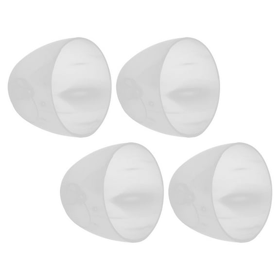 4-Pack Leak-Proof Bottle Replacement Caps Set, Reusable Plastic Dome Lids for Feeding Bottles