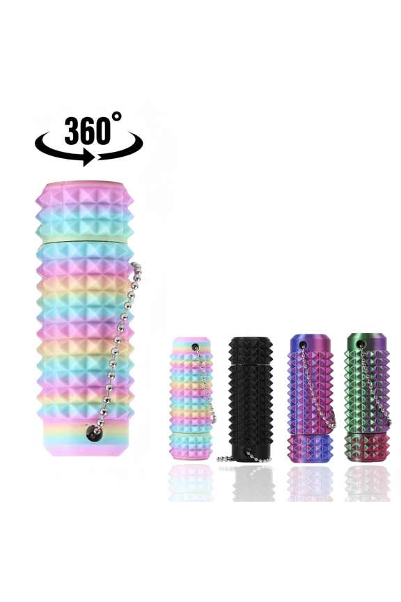 4pcs Mini Grippie Spikes - Small Grip Tool Keychain For Anxiety Relief & Home Decor | Stress-Relieving Spiky Grippie Stim Key Pendant Gifts