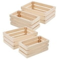 thumbnail image 1 of Raindrops 4Pcs Miniature Things for Craft Projects Wooden Rectangular Tiny Stuff Mini House Use, 1 of 6