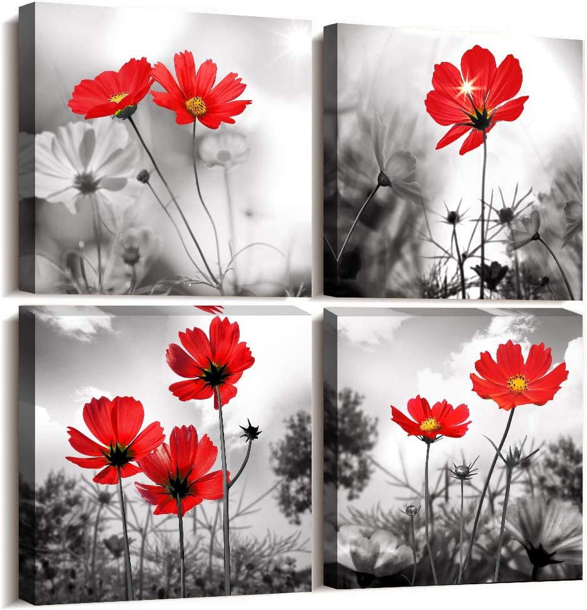 Kids Abstract Landscape Canvas Print, 12" x 4"