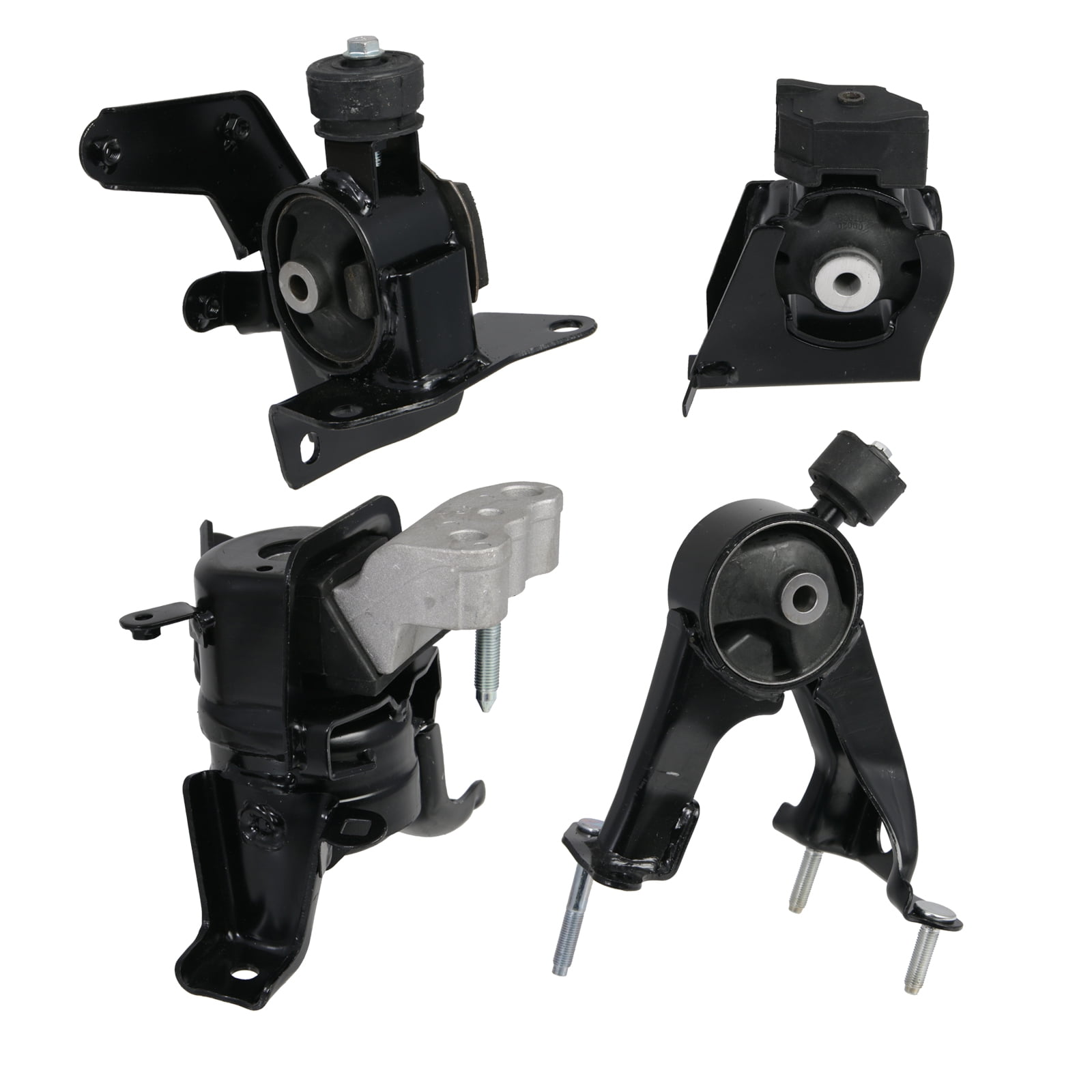 4pcs Motor Mounts Set Kit Compatible with 09-13 Toyota Corolla and Matrix 4Cyl 1.8L with Auto Automatic Standard Manual Transmissions Engine Mounts