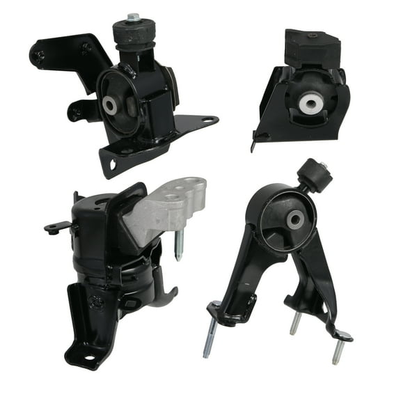4pcs Motor Mounts Set Kit Compatible with 09-13 Toyota Corolla and Matrix 4Cyl 1.8L with Auto Automatic Standard Manual Transmissions Engine Mounts