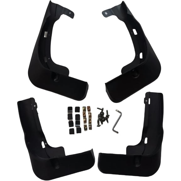 4pcs Mud Flaps Splash Guards for Lexus RX350 RX350h RX500h 2023-2024 Front Rear Mud Guards Auto Car Accessories