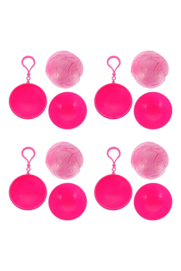 4pcs Multi-functional Rain Raincoat Lightweight Outdoor Raincoats (Random Color)