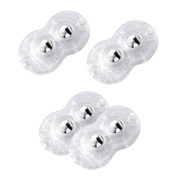 4pcs Multipurpose Furniture Casters Wheel with Strong Adhesive Base & Steel Bearing Easy To Attach Adhesive Wheel set