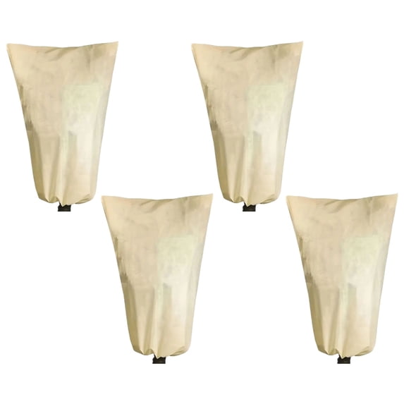 4pcs Multipurpose Plant Covers Insulating Breathable Winter Protecting Simple Installation for Various Plant