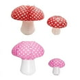 thumbnail image 1 of 4pcs Mushroom Shaped Paper Lantern Ornament Themed Party Baby Shower Gift, 1 of 3