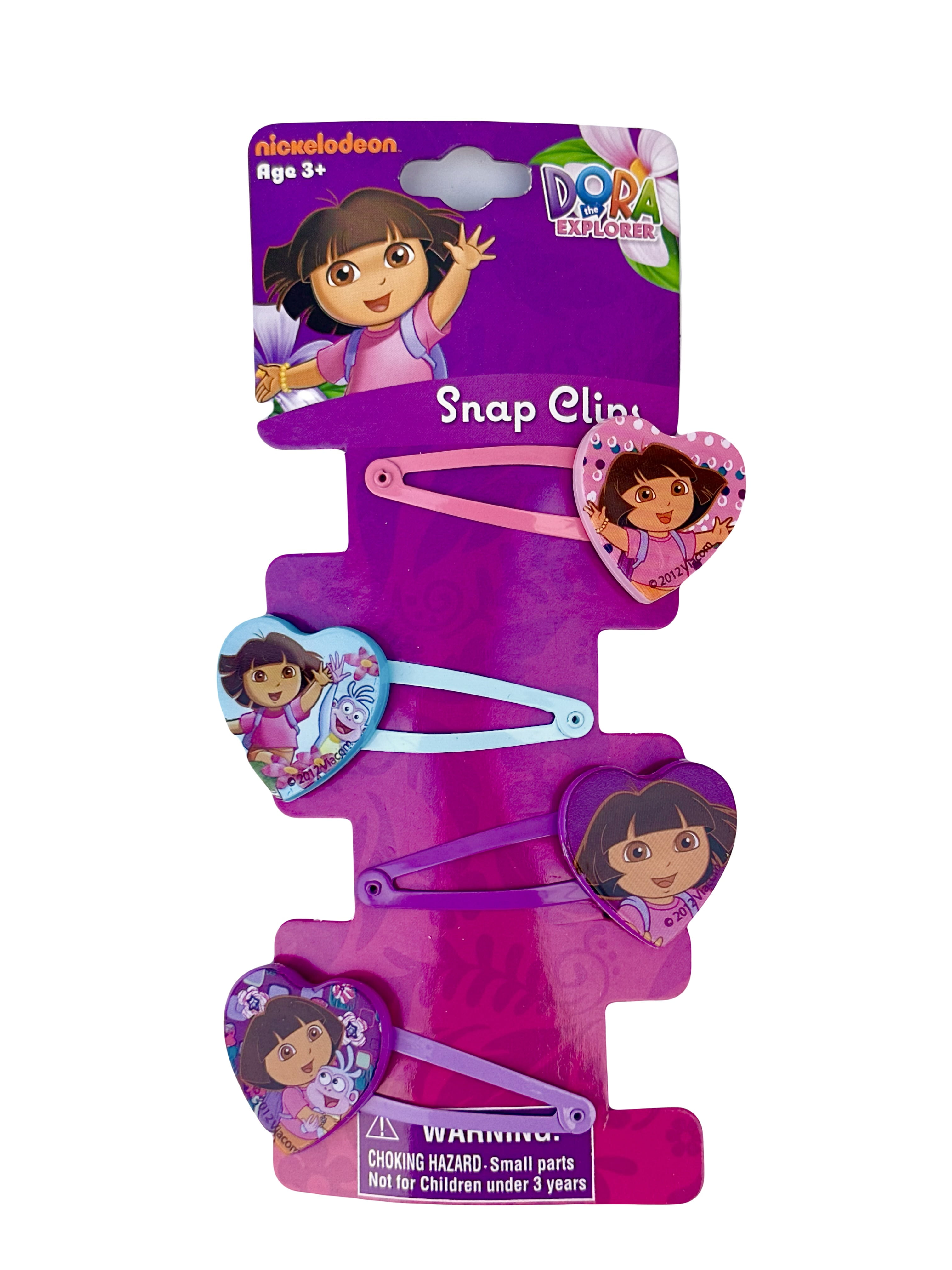 4pcs Nick Jr Dora The Explorer Hair Clps - Dora Hair Accessory