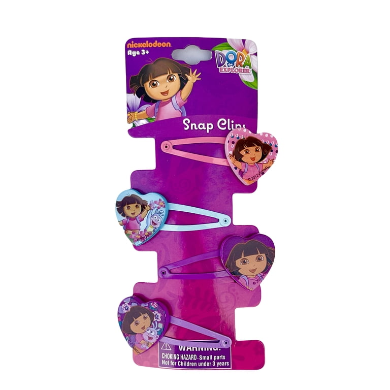 4pcs Nick Jr Dora The Explorer Hair Clps - Dora Hair Accessory