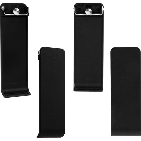 4pcs Nintendo Switch Back Stand Replacement Kickstand Shell Holder - Compatible with Switch Console (Black)