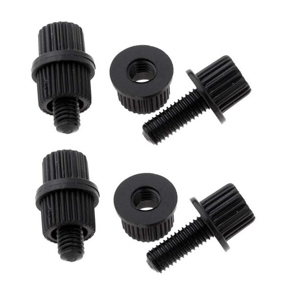 4pcs Nylon License Plate Fasteners for Motorcycles Rustproof Screws Motorbike Mounting Hardware for Easy Install