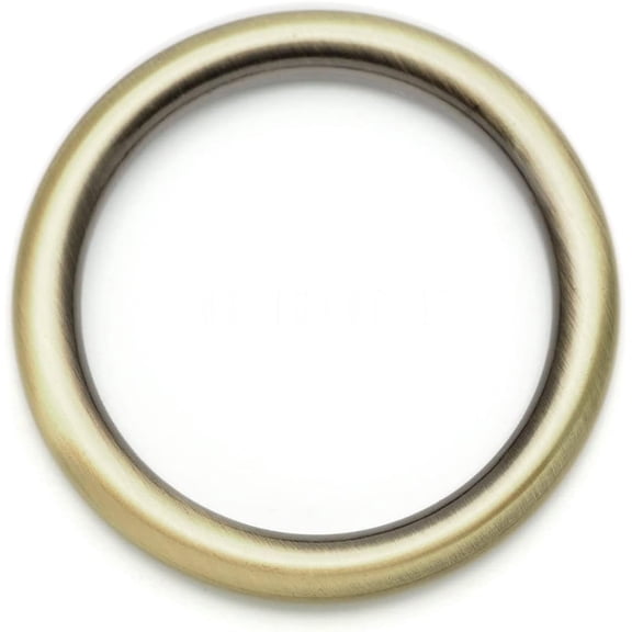4pcs O Ring Strong Metal Welded O-Ring Circle Loop Buckle for Purse Bag Collar Leather Craft SCOG (2 Inch, Brushed Brass)