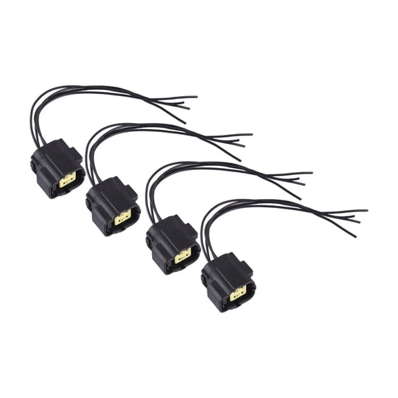 4pcs O2 Sensor 4 Way Female Connector Wiring Harness Pigtail Fit For Infiniti For Nissan For Subaru
