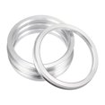 thumbnail image 1 of 4pcs OD 108mm to ID 93.1mm Aluminum Alloy Car Hub Centric Rings Wheel Bore Center Spacer Replacement, 1 of 6