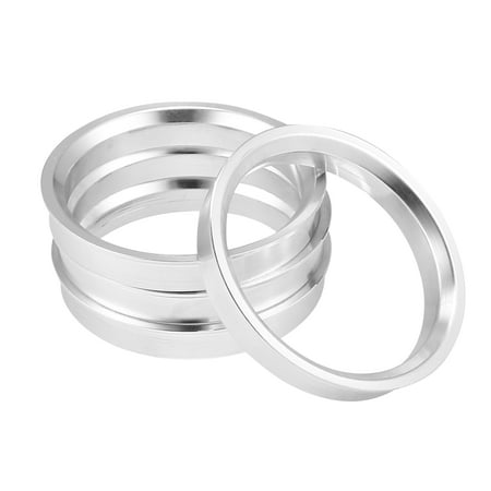 4pcs OD 64.1mm to ID 56.1mm Aluminum Alloy Vehicle Hub Centric Rings Wheel Bore Center Spacer