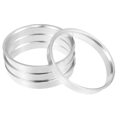 4pcs OD 70.1mm to ID 66.1mm Aluminum Alloy Vehicle Hub Centric Rings Wheel Bore Center Spacer