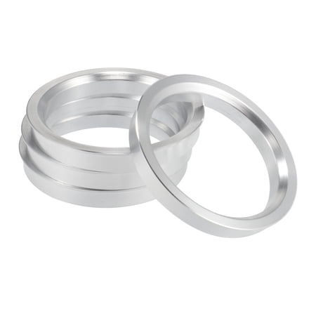 Unique Bargains 4pcs OD 71.5mm to ID 60.1mm Aluminium Alloy Car Hub Centric Rings Wheel Bore Center Spacer