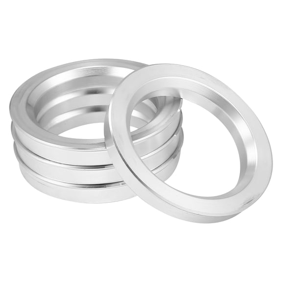 4pcs OD 73.1mm to ID 54.1mm Aluminum Alloy Vehicle Hub Centric Rings Wheel Bore Center Spacer