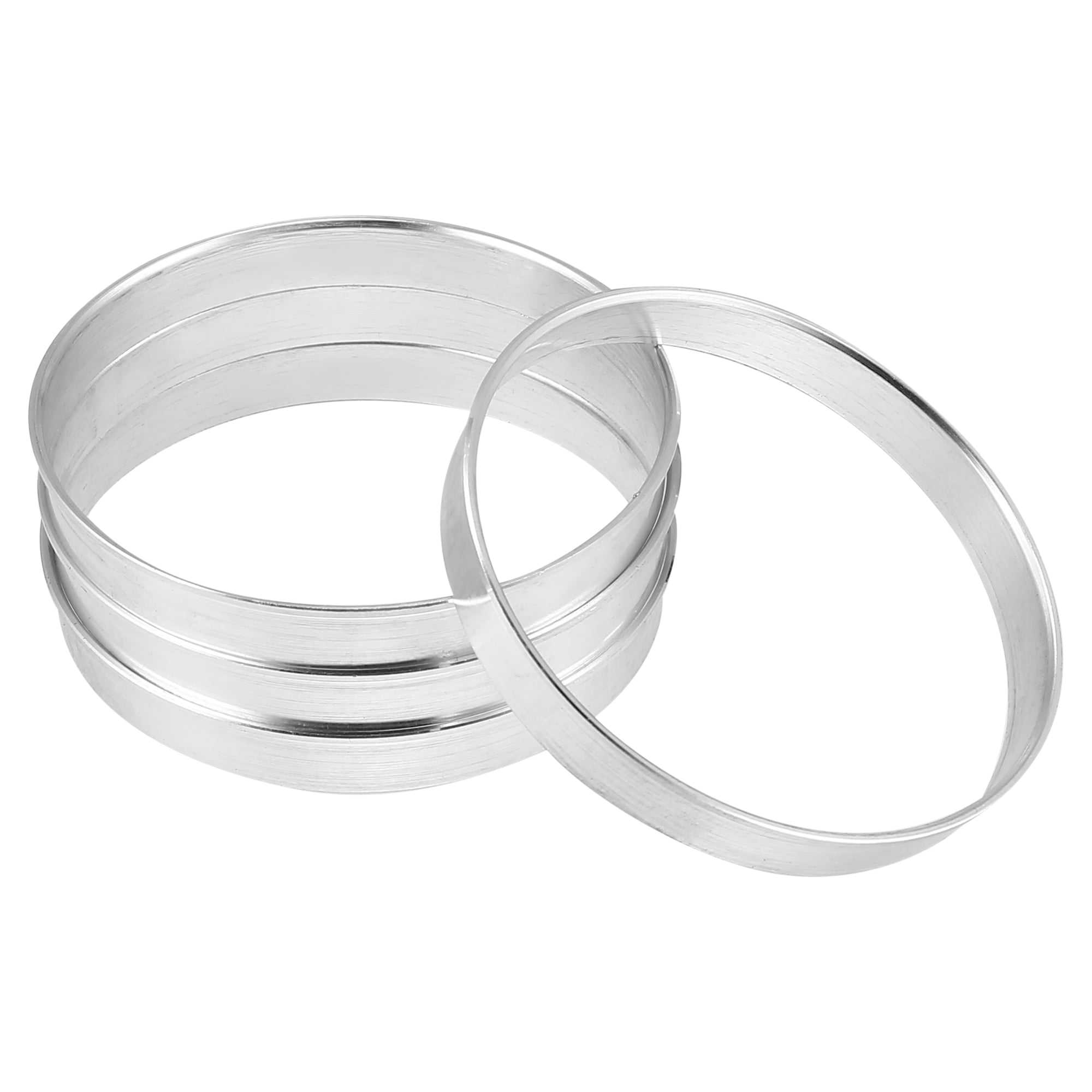 4pcs OD 73.1mm to ID 72.6mm Aluminum Alloy Vehicle Hub Centric Rings ...