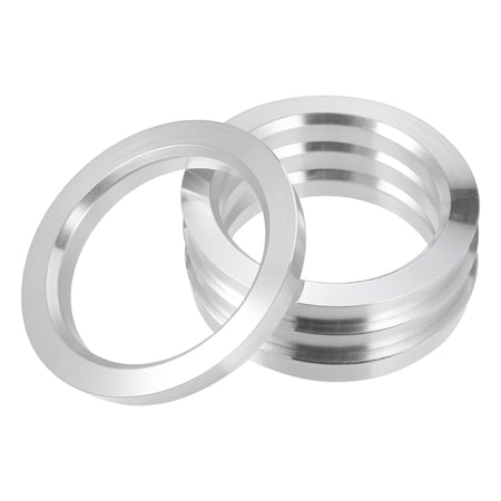 4pcs OD 83.1mm to ID 65.1mm Aluminium Alloy Car Auto Hub Centric Rings Wheel Bore Center Spacer