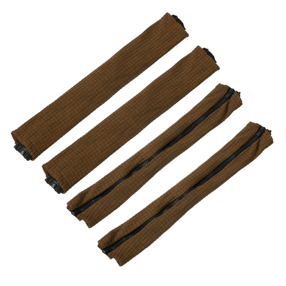 4pcs Office Chair Armrest Covers, Office Arm Rest Cover Protector Sleeve for Office Chair, Brown
