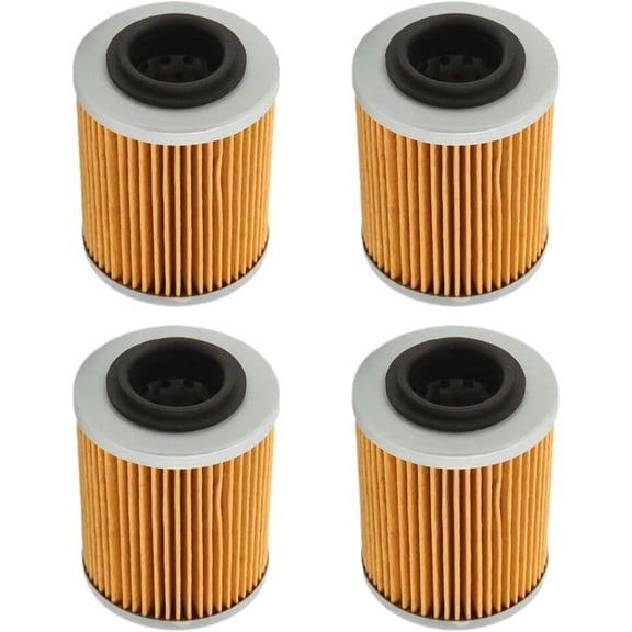 4pcs Oil Filter 420256188 KN152 HF152 Oil Filter Replacement for CAN AM 330 400 450 500 2003-2017
