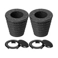 thumbnail image 1 of 4pcs Outdoor Patio Rubber Umbrella Cone Wedge and Table Hole Ring and Cap Set, 1 of 10
