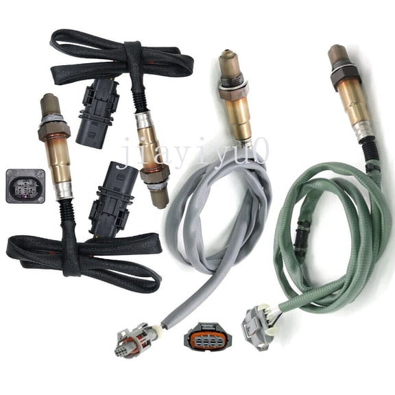 4pcs Oxygen O2 Sensor Up+Down For 2010-2016 for Porsche for PANAMERA 4.8L Only fit Turbo