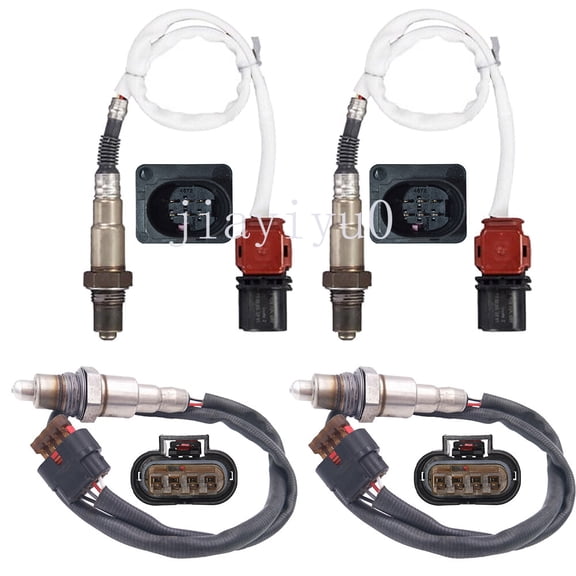 4pcs Oxygen O2 Sensor o2 1&2 for 2017-2018 2019 2020 for Ford GT V6 3.5L Upper+Lowe