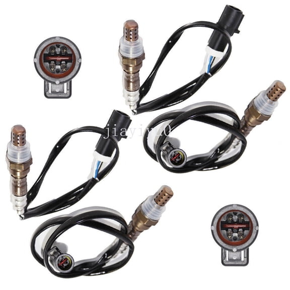 4pcs Oxygen Sensor 1&2 Upper+Lower For 2008-2010 for Mazda CX-9 3.7L ,2007 CX-9 3.5L