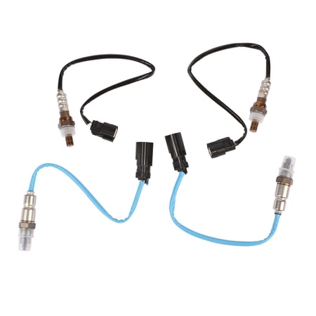 4pcs Oxygen Sensors Set 234-5038 & 234-4489 for Ford Edge/Explorer, Lincoln MKX, Mazda 6/CX-9 3.5L/3.7L 2011-2015 Engine Emissions Sensor