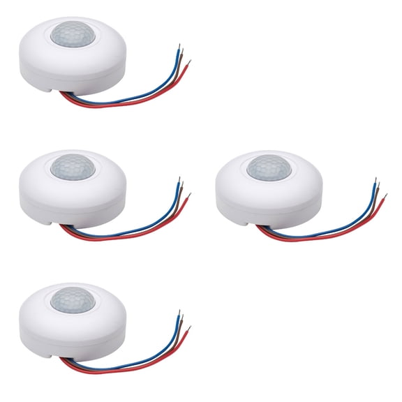 4pcs PIR Motion Sensor AC85V-265V Motion Detectors Sensor Light for LED Light