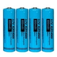 thumbnail image 1 of 4pcs PKCELL ICR14500 AA 3.7V 800mAh Li-ion Rechargeable Batteries for Lamp, 1 of 4
