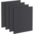 thumbnail image 1 of 4pcs PVC Foam Board Sheet 10x8inch Rectangle Black Foam PVC Plates Plastic Sheets for Mounting Crafts Modelling Art Display School Projects 3mm Thick Black, 1 of 9