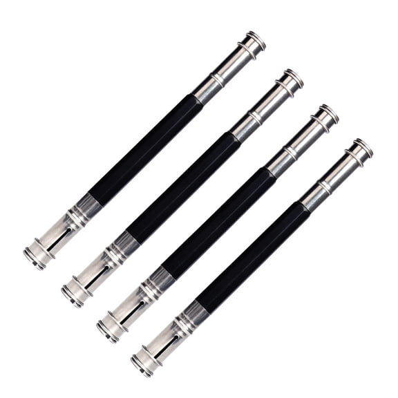 TABLZONE 4Pcs Pencil Extender Set Plastic and Metal Pencil Holder for Home Office
