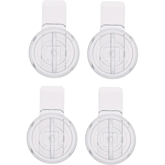 4pcs Pet Door Lock Padlock Hasp Door Lock Cabinet Hinges Mini Cabinet Clear Proof Lock Door Lock Latchdoor Padlock Acrylic Door Lock Dog Cat Lock Safe Deposit Box Lock