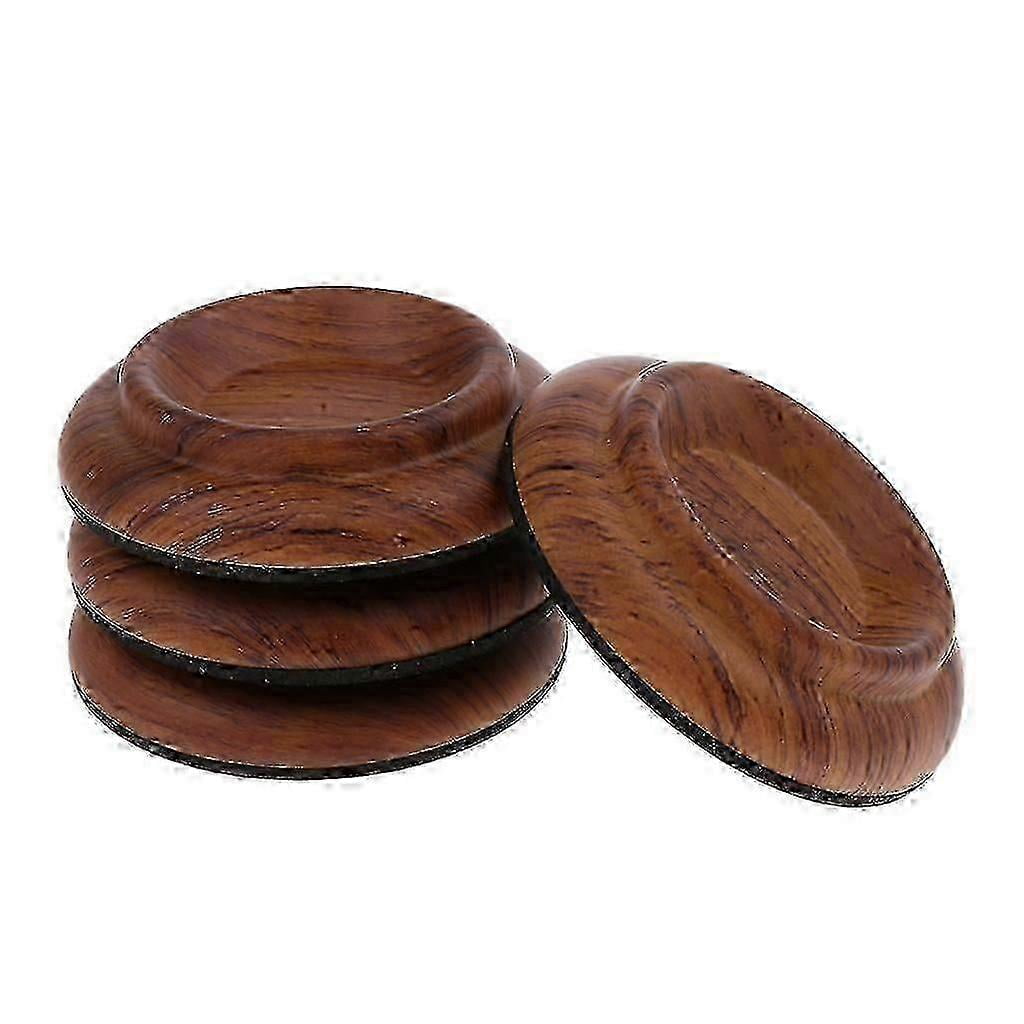 4pcs Piano Caster Cups Furniture Round Wheel For Upright Grand Pianos #