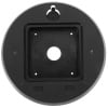 4pcs Plastic Back Cover Quartz Clock Mechanism Kit 120mm Diameter Wall Clock Replacement Part for DIY Craft Projects Black