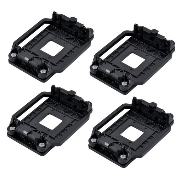 4pcs Plastic CPU Fan Bracket Base Socket Black for AMD AM2 AM3 AM2+ AM3+