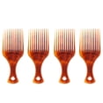 thumbnail image 1 of 4pcs Plastic Hair Pick Combs Smooth Hair Pick Combs for Afro Hair Curly Hair, 1 of 8